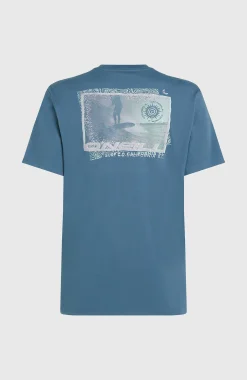 HommesT-shirt Photo Print| Bleu