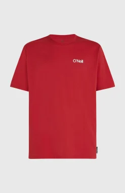 HommesT-shirt Polygiene Cotton Graphic| Rouge