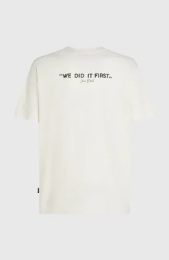 HommesT-shirt Polygiene Cotton Graphic| Blanc
