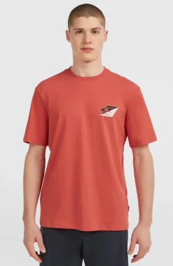 HommesT-shirt Re-Issue Graphic| Rouge