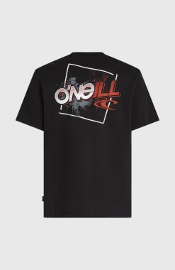 HommesT-shirt Re-Issue Graphic| Noire