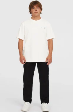 HommesT-shirt Retro Back Print| Blanc
