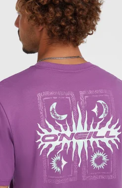 HommesT-shirt Retro Graphic| Violet