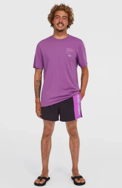 HommesT-shirt Retro Graphic| Violet