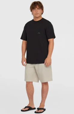 HommesT-shirt Slub Chest Pocket| Noire