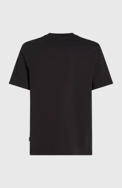 HommesT-shirt Slub Chest Pocket| Noire