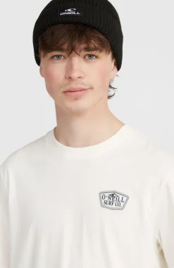 HommesT-shirt Small Chest Print| Blanc