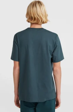 HommesT-shirt Small Chest Print| Bleu