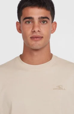 HommesT-shirt Small Logo| Beige
