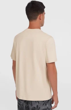 HommesT-shirt Small Logo| Beige