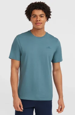 HommesT-shirt Small Logo| Bleu