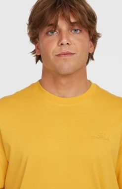 HommesT-shirt Small Logo| Jaune