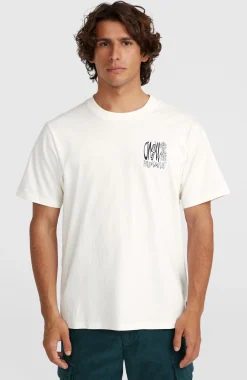HommesT-shirt Surf Heroes Graphic| Blanc