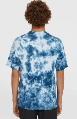 HommesT-shirt Tie Dye Graphic| Bleu