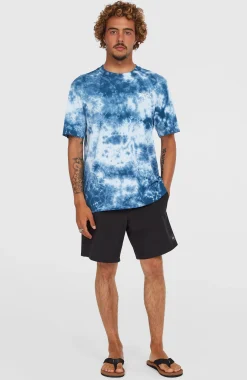 HommesT-shirt Tie Dye Graphic| Bleu