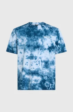 HommesT-shirt Tie Dye Graphic| Bleu