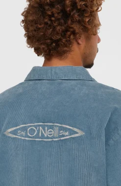 HommesVeste Cord Coach| Bleu