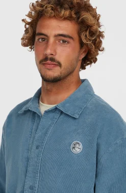 HommesVeste Cord Coach| Bleu
