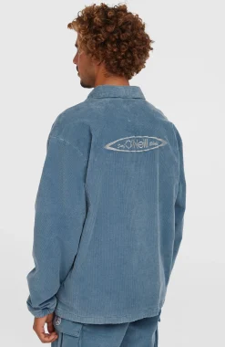 HommesVeste Cord Coach| Bleu