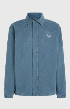 HommesVeste Cord Coach| Bleu