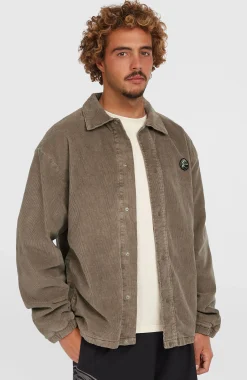 HommesVeste Cord Coach| Brun