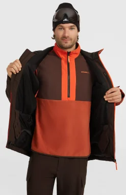 HommesVeste de ski FWC'Cruz Block| Marron Mix