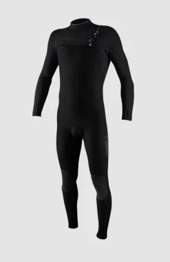 Hyperfreak Plus 4/3mm Chest Zip Full Wetsuit| Noire