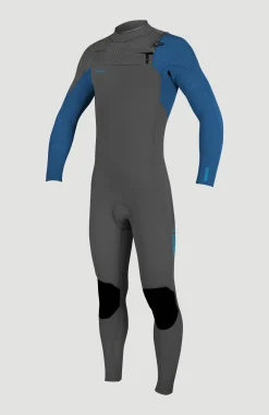 Hyperfreak Plus 4/3mm Chest Zip Full Wetsuit| Bleu