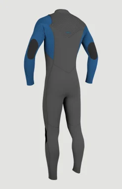 Hyperfreak Plus 4/3mm Chest Zip Full Wetsuit| Bleu